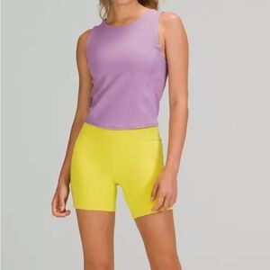 Lululemon Nulu Twist-Back Yoga Tank Top in Dusky Lavender